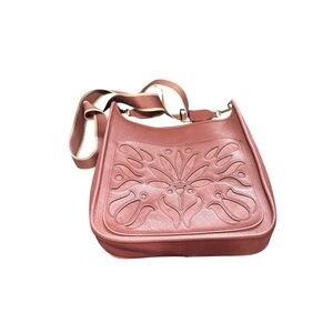 Style & Co. Pink Crossbody Bag with Floral Design